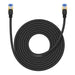 Braided network cable cat.7 Baseus Ethernet RJ45 10Gbps 8m (black) - Network cables<<<Cables<<<IT