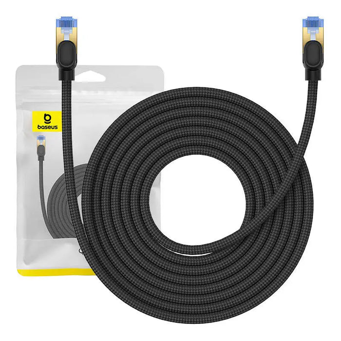Braided network cable cat.7 Baseus Ethernet RJ45 10Gbps 8m (black) - Network cables<<<Cables<<<IT