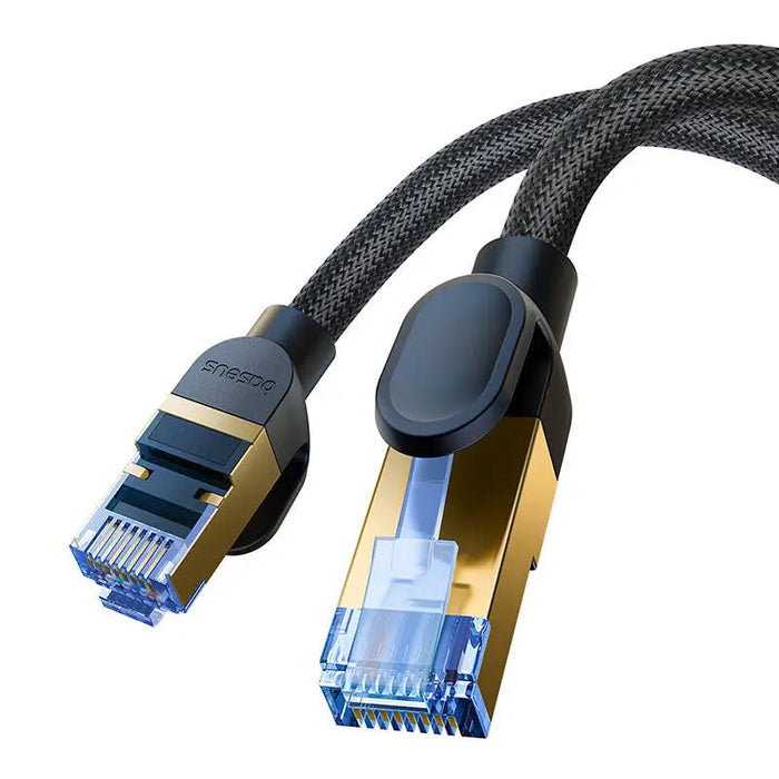 Braided network cable cat.7 Baseus Ethernet RJ45 10Gbps 8m (black) - Network cables<<<Cables<<<IT