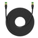 Braided network cable cat.8 Baseus Ethernet RJ45 40Gbps 15m (black) - Kable sieciowe<<<HurtelXML&&&Network
