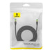 Braided network cable cat.8 Baseus Ethernet RJ45 40Gbps 3m (black) - Network cables<<<HurtelXML&&&Network