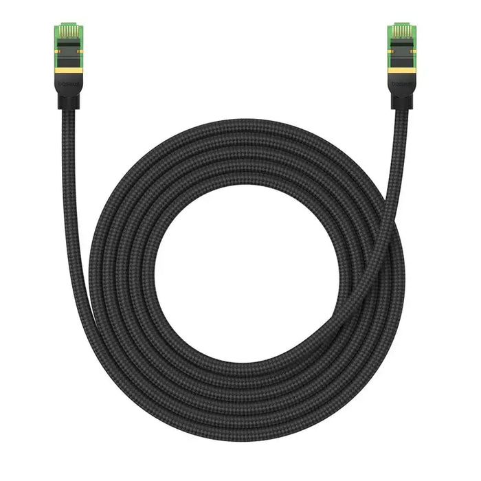 Braided network cable cat.8 Baseus Ethernet RJ45 40Gbps 3m (black) - Network cables<<<HurtelXML&&&Network