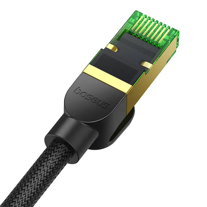 Braided network cable cat.8 Baseus Ethernet RJ45 40Gbps 3m (black) - Network cables<<<HurtelXML&&&Network