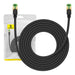Braided network cable cat.8 Baseus Ethernet RJ45 40Gbps 5m (black) - Network cables<<<HurtelXML&&&Network