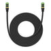 Braided network cable cat.8 Baseus Ethernet RJ45 40Gbps 5m (black) - Network cables<<<HurtelXML&&&Network