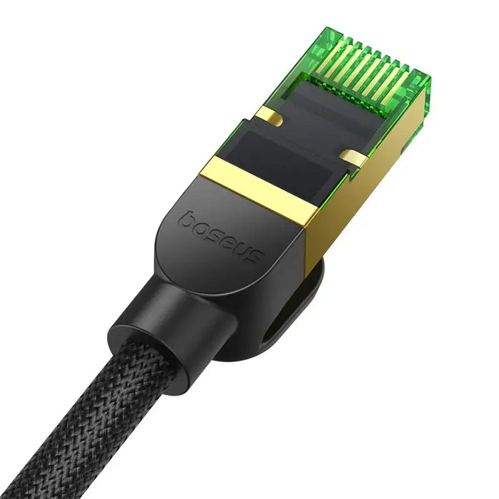 Braided network cable cat.8 Baseus Ethernet RJ45 40Gbps 5m (black) - Network cables<<<HurtelXML&&&Network