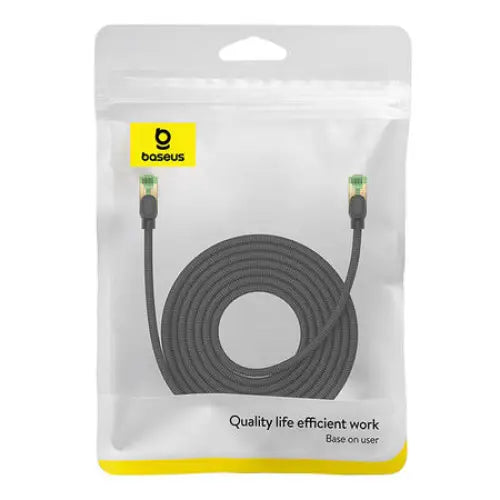 Braided network cable cat.8 Baseus Ethernet RJ45 40Gbps 8m (black) - Network cables<<<Cables<<<IT