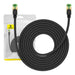 Braided network cable cat.8 Baseus Ethernet RJ45 40Gbps 8m (black) - Network cables<<<Cables<<<IT