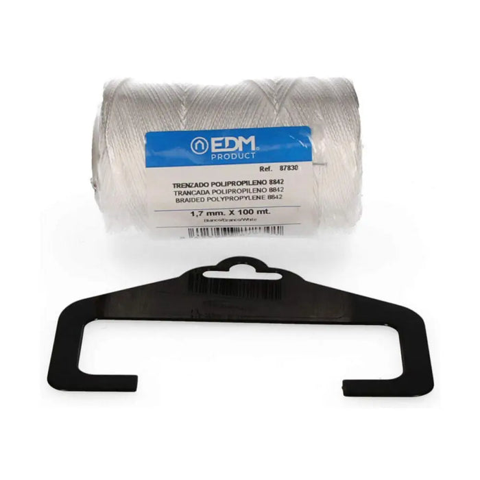 Braided rope EDM 87830 White polypropylene - Почистване Прахосмукачки И Гладене<<<Дом Градина<<<BigBuy&&&Шевни