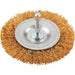 BRASS WIRE BRUSH KWB - Метални четки<<<Консумативи за електроинструменти<<<Инструменти и