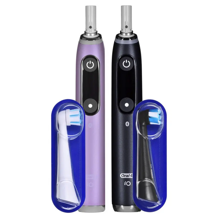 BRAUN ORAL-B ELECTRIC TOOTHBRUSH IO 9N SET DUO BLACK ONYX & ROSE QUARTZ - Tooth brushesAGD-SDZ<<<Home Appliance