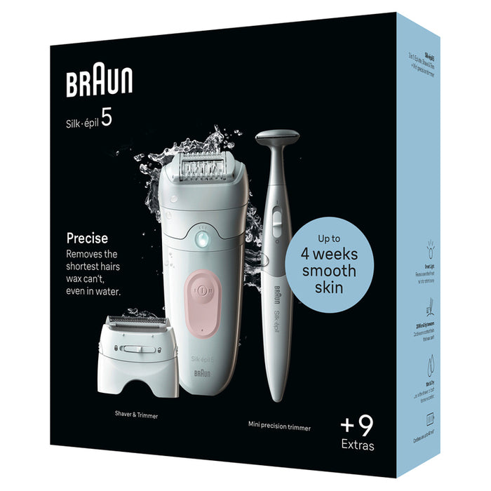 Epilator BRAUN 5-230 WHITE, WASHABLE HEAD