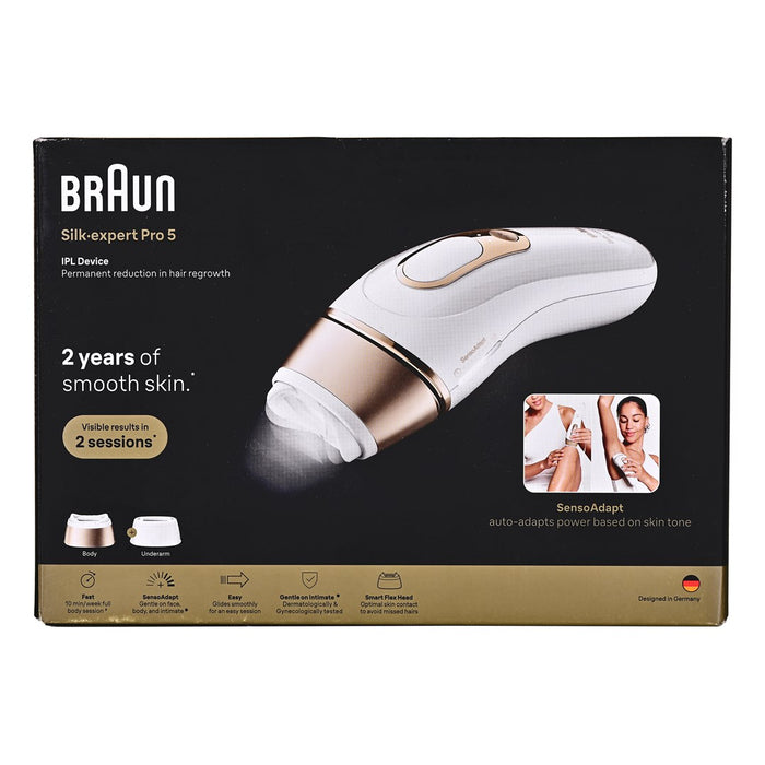 Braun Silk-expert Pro PL5210 IPL Intense pulsed light (IPL) Gold, White