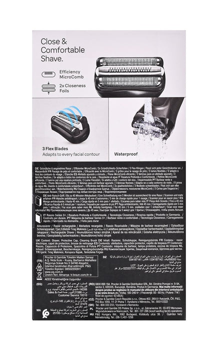 Braun Serie 3 3000S Foil shaver Grey