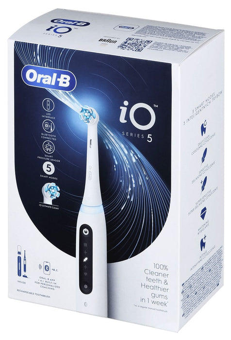 Braun Oral-B iO5 Quite White electric toothbrush