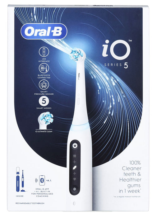 Braun Oral-B iO5 Quite White electric toothbrush
