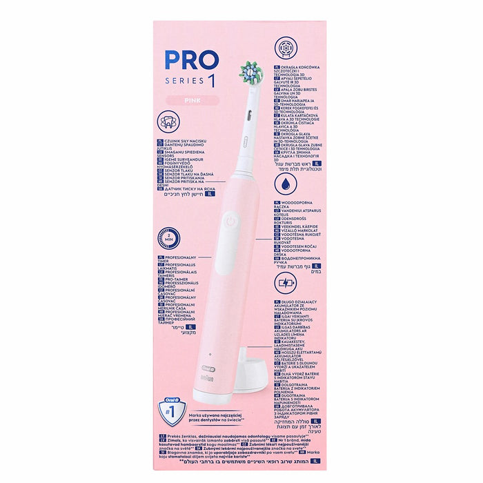 Oral-B PRO1 Pink electric toothbrush