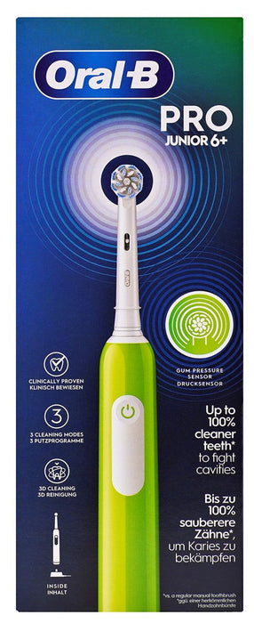 Oral-B Junior 8006540743027 electric toothbrush Child Rotating toothbrush Green