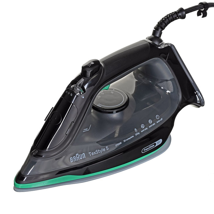 Braun TexStyle 5 SI 5277 GR Steam iron Ceramic soleplate 2700 W Green
