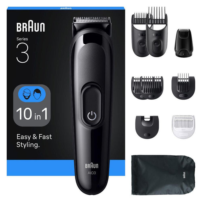Braun AIO3560 face/hair/body trimmer
