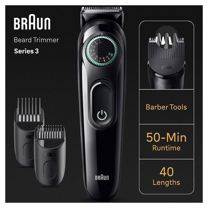 Braun BT3421 beard and face trimmer***