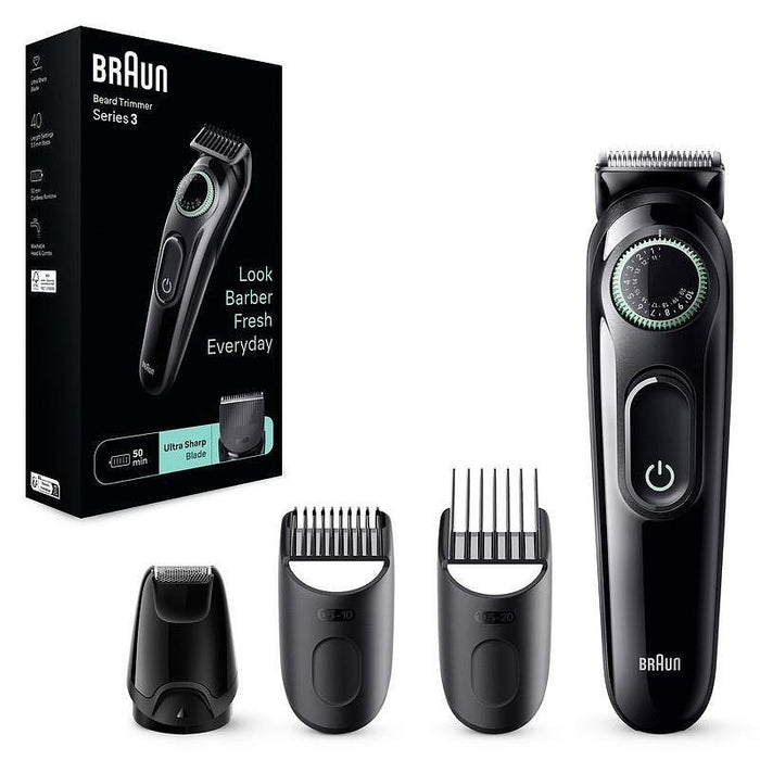 Braun BT3421 beard and face trimmer***