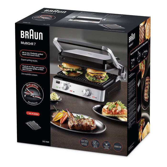 Grill BRAUN MultiGrill CG 7020, 2000 W, 0X17900000