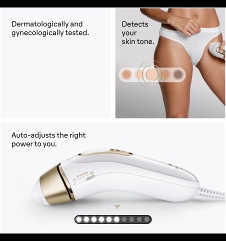 Braun Silk-expert Pro PL5210 IPL Intense pulsed light (IPL) Gold, White