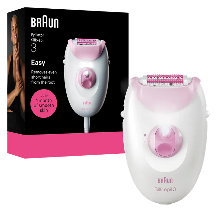 Epilator Braun SE 3-000 Pink