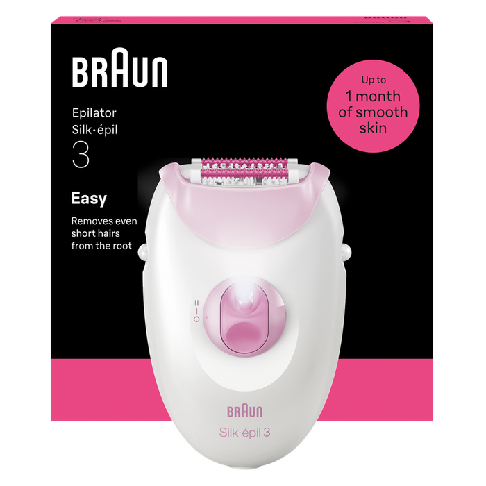 Epilator Braun SE 3-000 Pink