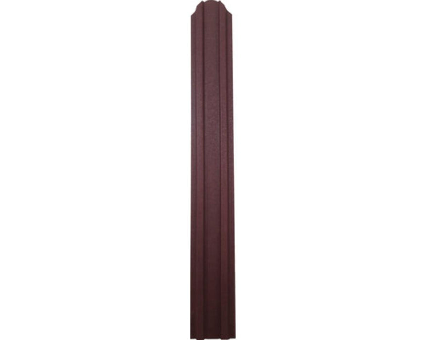METAL FENCE LAMELL BROWN MAT 150X9CM