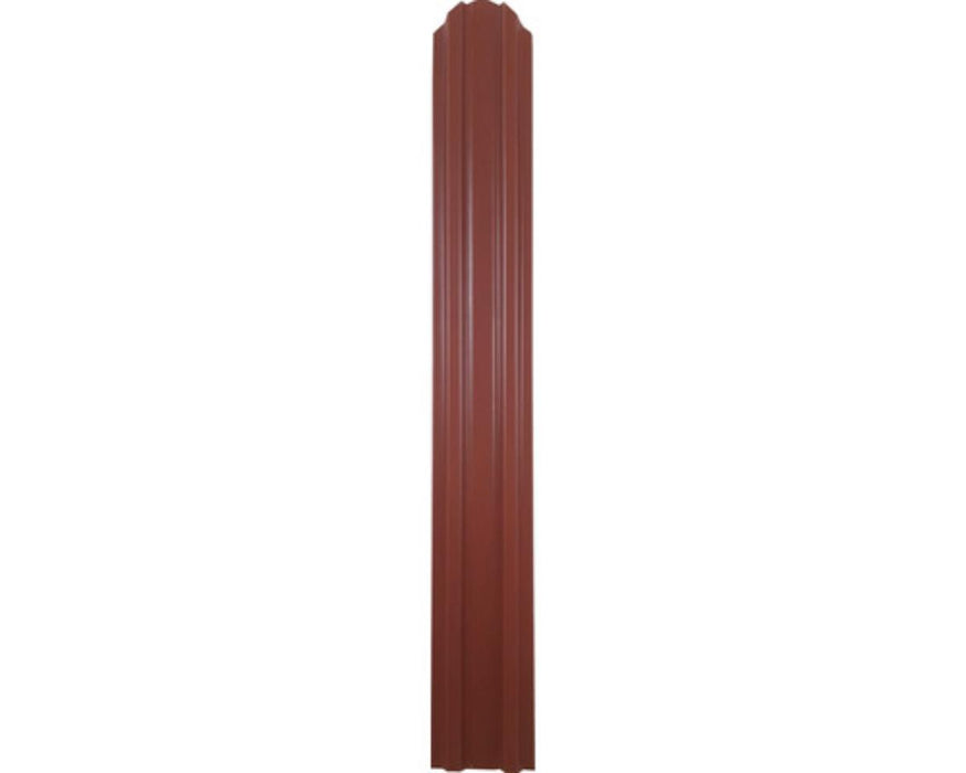 METAL FENCE LAMELL BROWN GLOSS 175X9