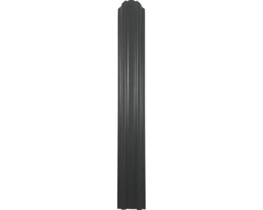 METAL FENCE LAMELL GRAY GLOSS 200X9CM