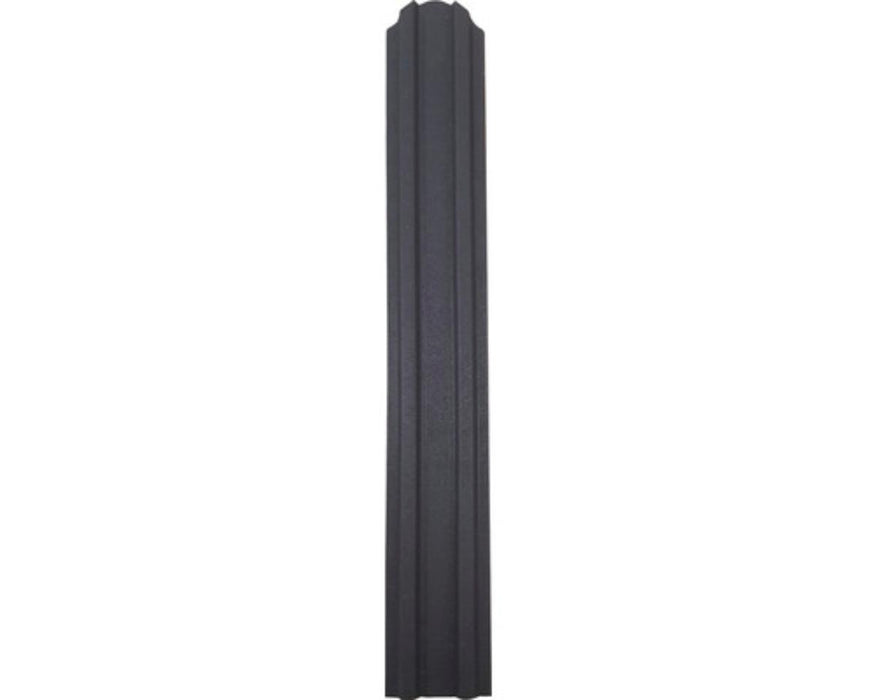METAL FENCE LAMELL GRAY MAT 200X9CM