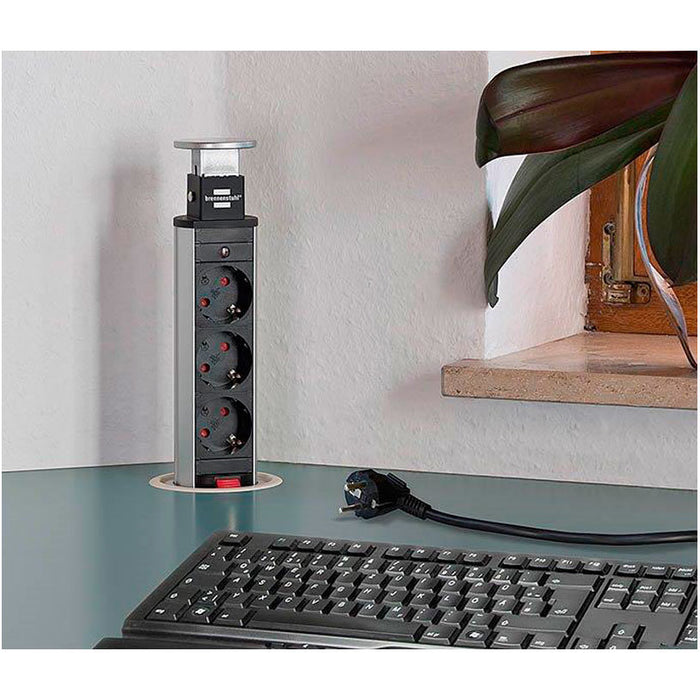 BRENNENSTUHL CABLE THREE SOCKET DISCONNECTOR