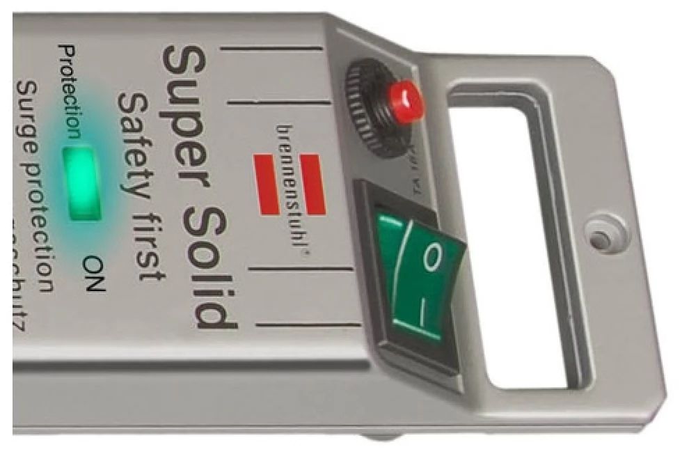 Power Socket - 5 sockets with Switch Brennenstuhl Super-Solid 3600 W (2,5 m)