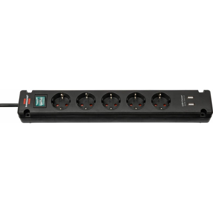 Power Socket - 5 sockets with Switch Brennenstuhl Bremounta 3600 W USB x 2 (3 m)