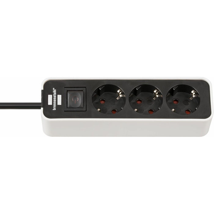 3-socket plugboard with power switch Brennenstuhl Ecolor 3600 W (1,5 m)