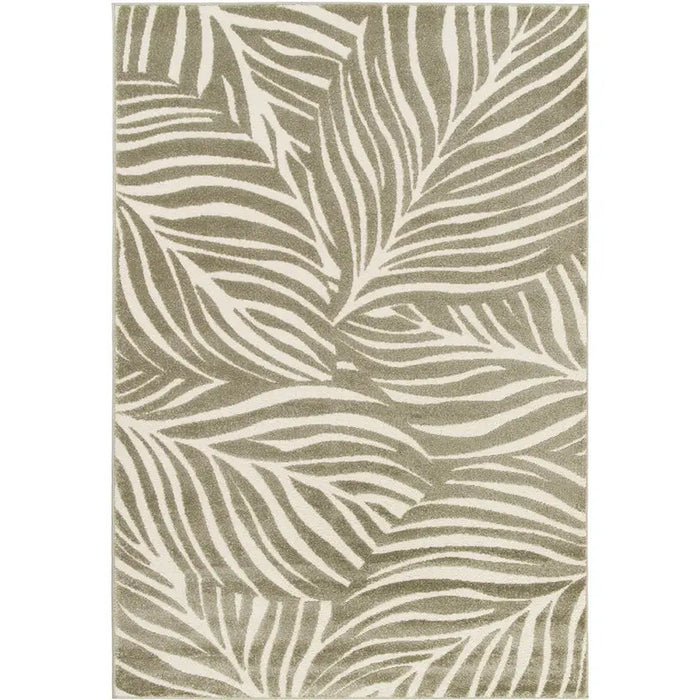 BRERA CARPET 80X150 CM GRAY-GREEN LEAVES - Килими<<<Килими<<<Мебели и интериор<<<Praktiker&&&Килими<<<Килими<<<Подови и