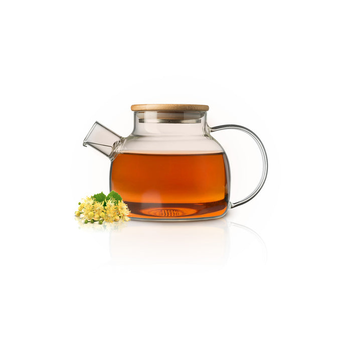 GLASS KETTLE WITH BAMBOO LID 1 L BRIO