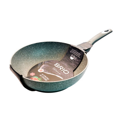 WOK PAN 28CM STONE BRIO