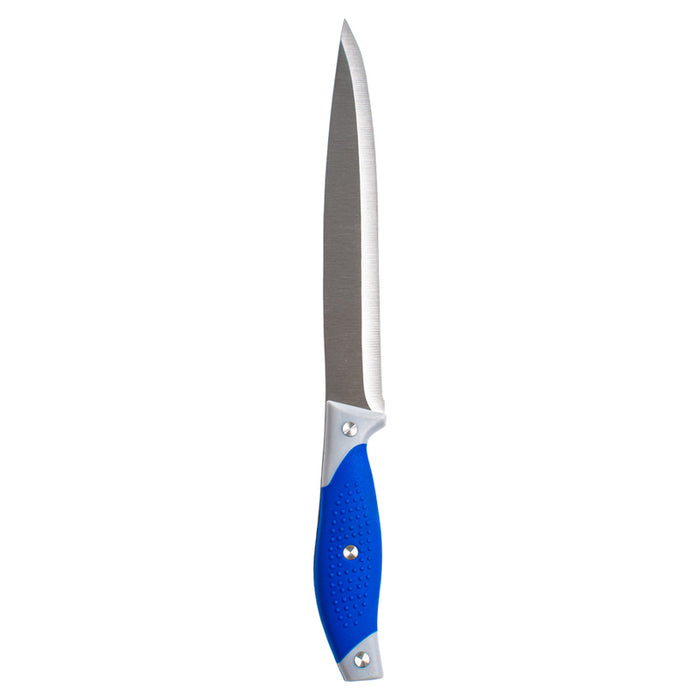 KITCHEN KNIFE WITH RUBBER HANDLE, 20CM BRIO