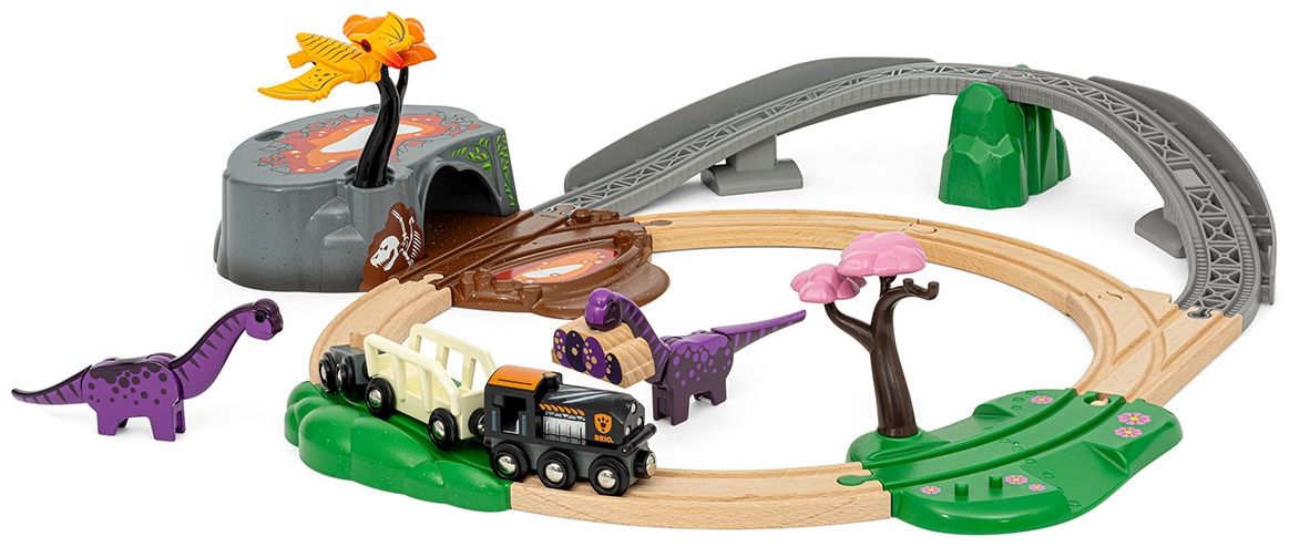 Train with Circuit Brio Aventure Dinosaure
