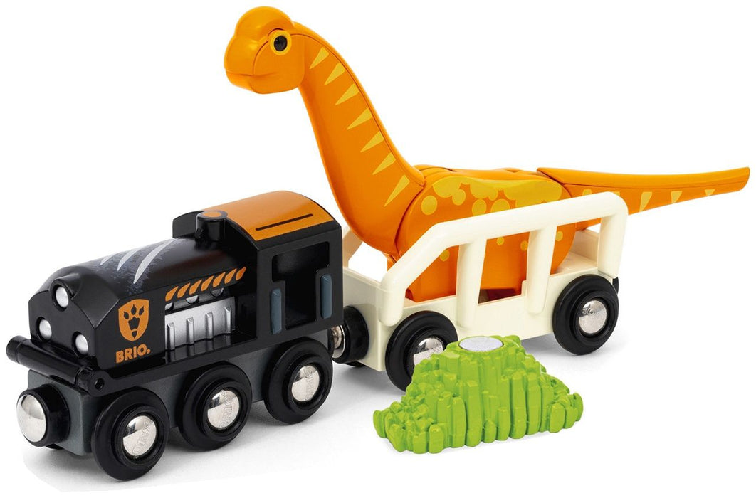 Train with Circuit Brio Dinosaur circle set