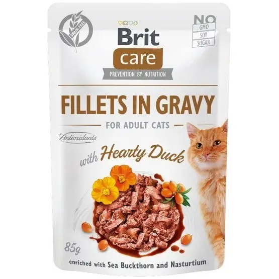 BRIT Care Fillets in Gravy duck fillets in sauce - wet cat food - 85 g - Wet foodDLK-KAM<<<For the catDLK<<<ActionPL