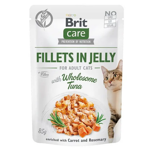BRIT Care Fillets in Jelly tuna fillets - wet cat food - 85 g - Wet foodDLK-KAM<<<For the catDLK<<<ActionPL