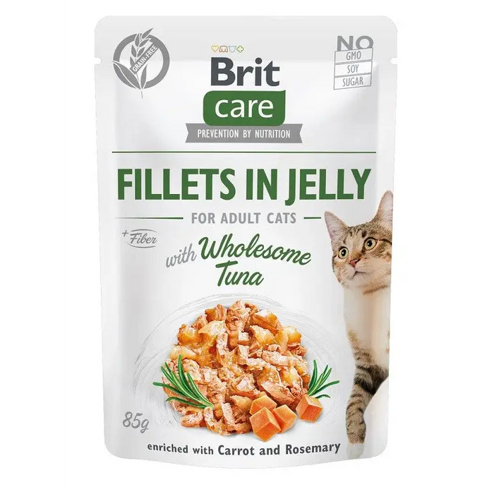BRIT Care Fillets in Jelly tuna fillets - wet cat food - 85 g - Wet foodDLK-KAM<<<For the catDLK<<<ActionPL