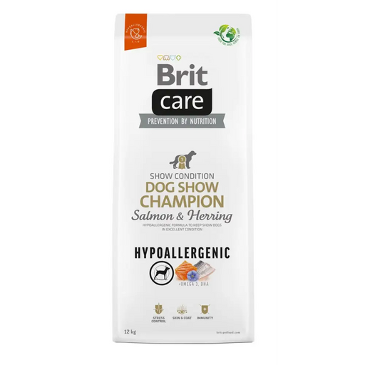 BRIT Care Hypoallergenic Adult Dog Show Champion Salmon & Herring - dry dog food - 12 kg - Dry foodDLP-KAS<<<For