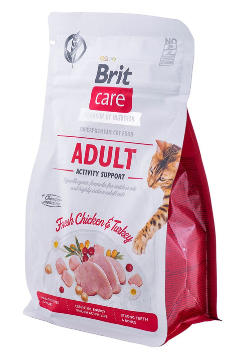 BRIT Care Grain Free Activity Support Adult - dry cat food - 400 g