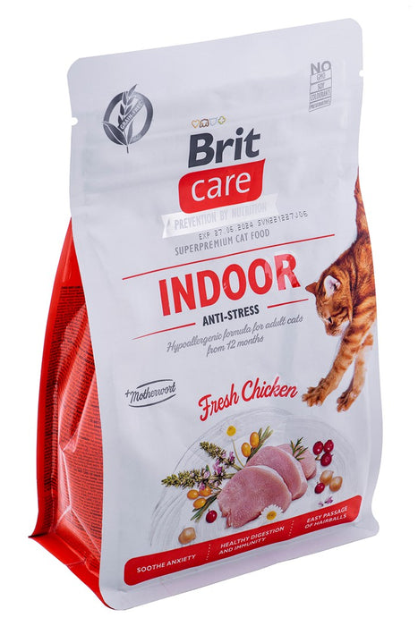 BRIT Care Grain-Free Adult Indoor Anti-Stress - dry cat food - 400 g